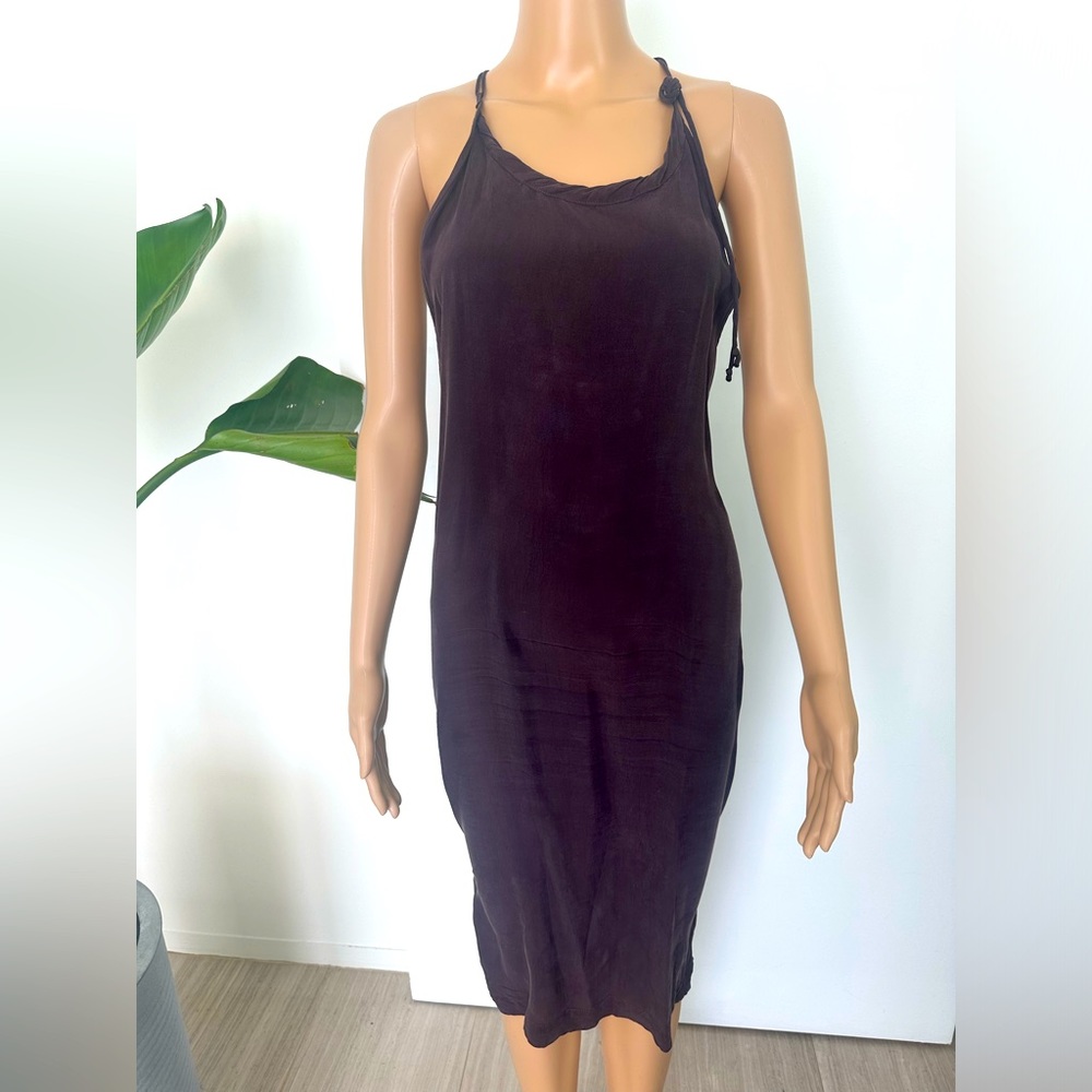 XS Oxblood Sleeveless Sleeveless Dress by Humanoid